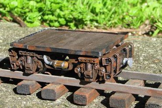 caminhão de mina v3 miniaturas stop motion mineração ferroviária 3d print model - Mito3D