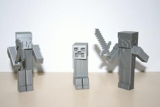 minecraft creeper i giocattoli 3d print model - Mito3D