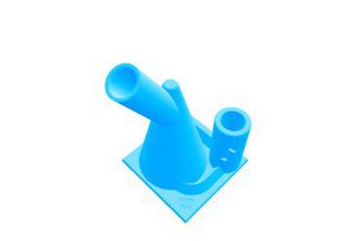 mini cone bubbler other 3d print model - Mito3D