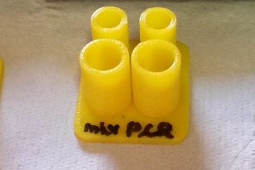 mini titolare supporto eppendorf tubi 3d stampante parti miglioramenti openscad laboratorio 3D print model - Mito3D