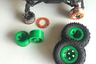 mini rc crawler Räder - Spielzeug Rad 3d print model - Mito3D