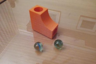 mini apresentação de bolinhas gude brinquedos mármore slide 3d print model - Mito3D