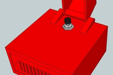 roket ateşleme kutusu modeli gadget model 03 9 V pil volt missel başlatmak 3D print model - Mito3D