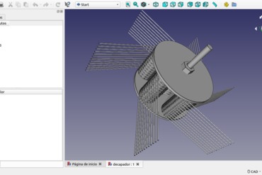 modelo freecad stripper pintura 3d impressora partes melhorias 3D print model - Mito3D