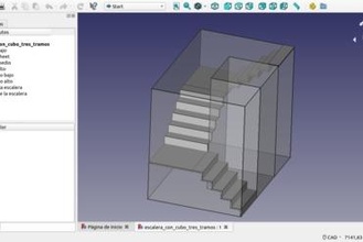 modelo freecad param trico merdivenler tres bölümler Eğitim 3d print model - Mito3D