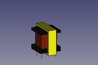 modelo de freecad transformador d'autres l mpara ahorradora 3d print model - Mito3D
