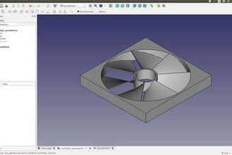 modelo freecad ventilador param trico Bildung 3d print model - Mito3D