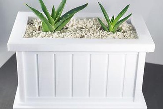 modern rectangle planter your home succulents succulent-planter succulent herbs herb indoor planters plantermodern kitchen cactus cacti 3d print model - Mito3D
