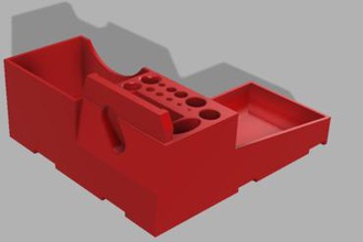 modificado e3d bigbox a impressão 3d de armazenamento - ferramentas bico sdcards & nicknack caixas Impressora peças acessórios organizador richrep storagebox as 3d print model - Mito3D