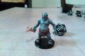 mole bro blind orc miniatures grimlock motorcycle hobgoblins goblin fantasy scary dungeons dragons & dnd pathfinder d&d 3d print model - Mito3D