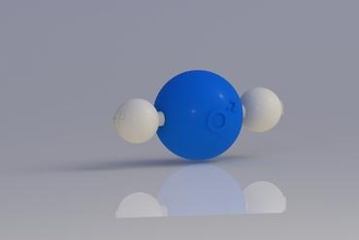 molecules atoms education 3d print model - Mito3D