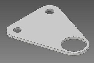 monarch-Platte 1125 steertube andere dxf lasercutting daftwheels 3d print model - Mito3D