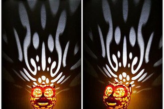 monkey lamps art animal latern 3d print model - Mito3D