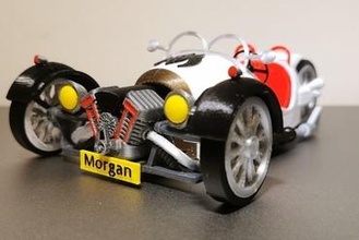 morgan 3-wheeler super scale 1-20 designed ed-sept7 Art 3d print model - Mito3D