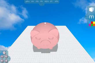 morphi piggy bank toys app cylinders ellipsoid game geometric gift home household ipad ipadmini makered minimalism minimalist morphiapp office piggybank saving steam stem theinventery toy decoration education learning cylinder 3d print model - Mito3D