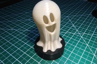 motorized halloween ghost nightlight your home 3d print model - Mito3D