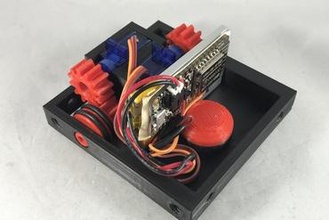 motorizado wi-fi controlled chassis gadget controle remoto 3d print model - Mito3D