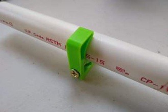 clip di montaggio 1 2 tubo pvc la vostra casa giardino giardinaggio impianto idraulico l'irrigazione 3d print model - Mito3D