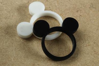 mouse ring fashion fashion ring bearing mouse mickey animal