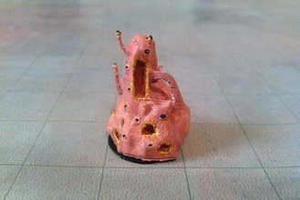 bocca i gelatina miniature monster blob lordo da tavolo rpg wargame di gioco in miniatura 3d print model - Mito3D