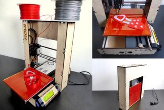 mowi de la impresora Impresora 3d piezas mejoras lasercut doble extrusión reprap repstrap plegable plegables ir 3d print model - Mito3D