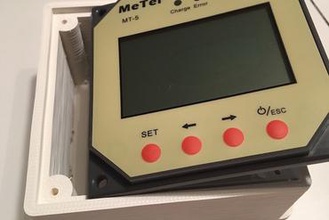 mt-5 lcd supporto di base maker fai da te solare il pannello caricabatterie monte renogy off grid 3d print model - Mito3D