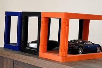 multilevel car parking 1 43 scale model Toys small cars toys ramp mobile enthusiast 3d print model - Mito3D