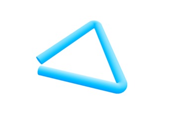 musical triangle toys 3D print model - Mito3D