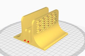 my4777 celtic braid cutting board holder your home 3d print model - Mito3D