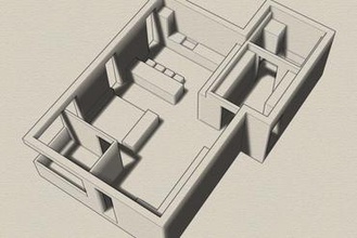 my flat education architecture 3d print model - Mito3D