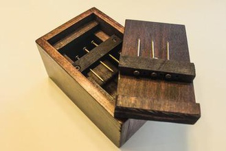 Nagel-puzzle-box - Spielzeug puzzle-box nail-box brain teaser 3d print model - Mito3D