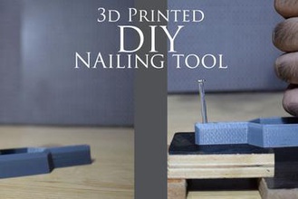 nailing assistance tool other tools diy hammer hand 3d print model - Mito3D