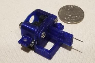 needle probe 3d printer parts enhancements z auto bed levelling optical servo 3d print model - Mito3D