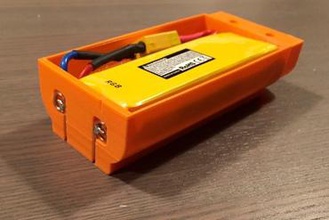 nerf rapidstrike-lipo-Akku-Gehäuse - Spielzeug lipo Gehäuse rapidstrike Batterie 3d print model - Mito3D