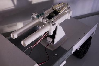 nerf teknik rc kontrollü yarışma silah 3dpgnerf4um2 blaster dartblaster top ek kamyon 3d print model - Mito3D