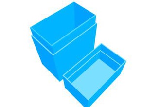 netrunner pont boîtes jeux deck box 3d print model - Mito3D