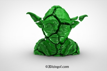 novo quebra-cabeça 3d pedaços técnica de projeto - dizingof brinquedos 3d-voronoi 3D print model - Mito3D