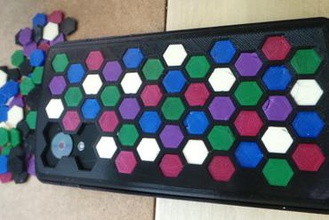 nexus 5 caso multi-colorido mosaico de pastilhas gadget 3d print model - Mito3D
