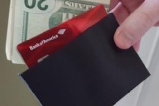 ninjaflex carteira de cartões crédito em dinheiro a moda cartão visita 3d print model - Mito3D