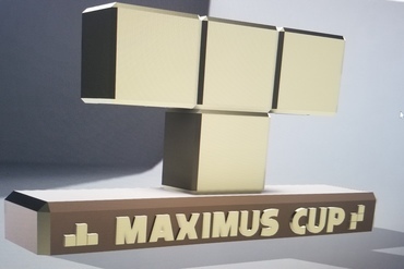 a nintendo mudar - tetris 99 maximus, o troféu da copa jogos tetris99 interruptor 3D print model - Mito3D