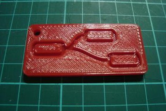 node-red Schlüsselanhänger andere keyring 3d print model - Mito3D