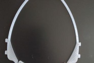 north american 3dverkstan visiera - aumento del coperchio superiore impilabile covid19 covid 19 maschera 3d print model - Mito3D