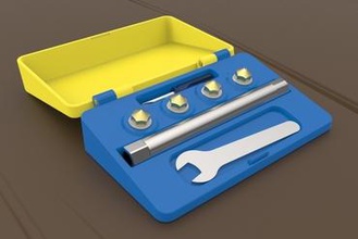 nozzle kit box 3d printer parts enhancements um um2 3d print model - Mito3D