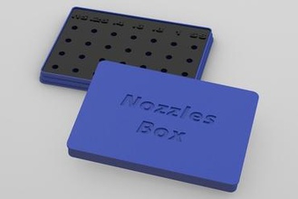nozzles box 3d printer parts enhancements 3dsolex olssonblock storage um2 3d print model - Mito3D