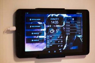 nvıdıa shield duvara monte edin ev stand tablet tutucu 3d print model - Mito3D