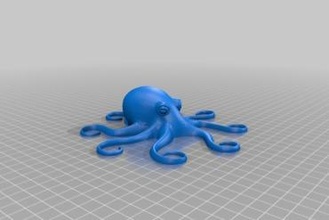 Kraken Geocache Geocaching 3d print model - Mito3D