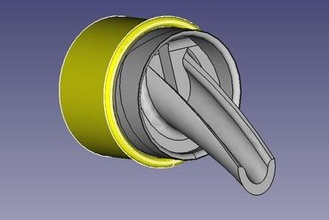 oil pourer parametric 3D printer parts and enhancements 3d printing pour pouring oiler 3d print model - Mito3D