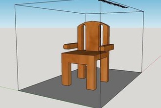 old chair your home 3d print model - Mito3D