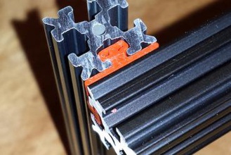 openbeam construction clips maker diy 1515 openscad 3d print model - Mito3D