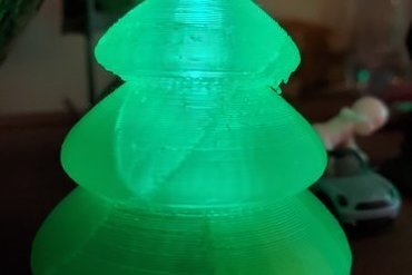 openscad arbre de noël remix votre maison vacances d'ornement 3D print model - Mito3D